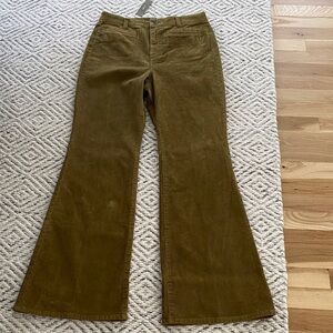J. Crew Mustard Corduroy Pants